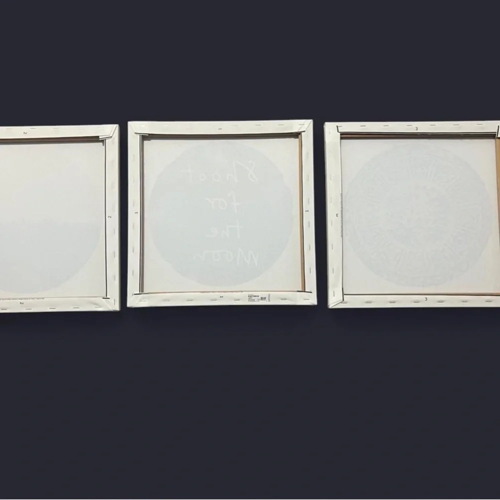 IKEA PJÄTTERYD Canvas Wall Art Set “Shoot For The Moon”